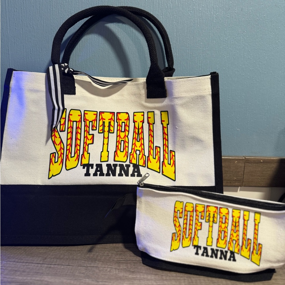 Custom Tote and Pouch Set